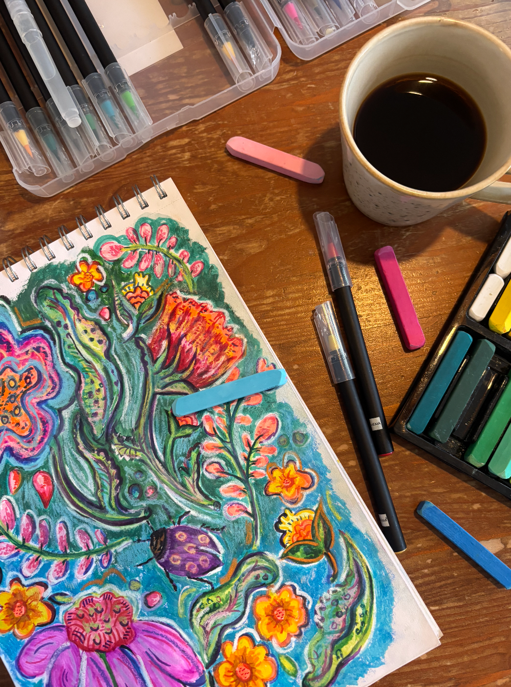 Psychedelic Garden - Print