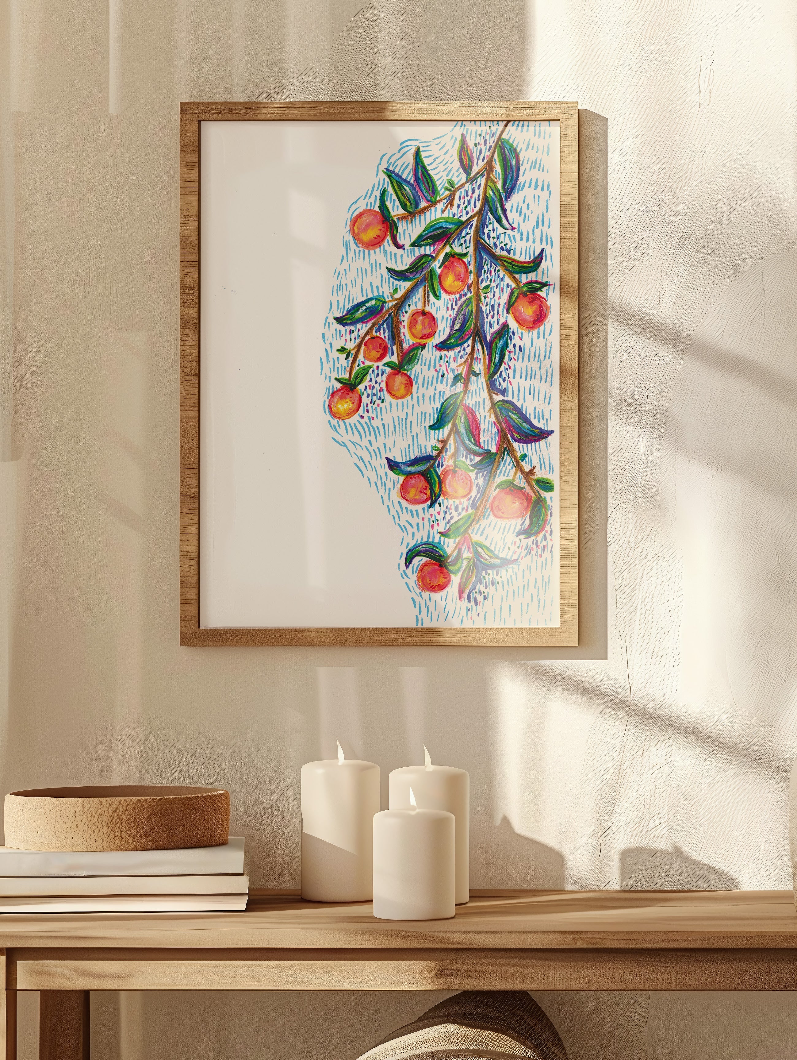 Tangerine sky - Print