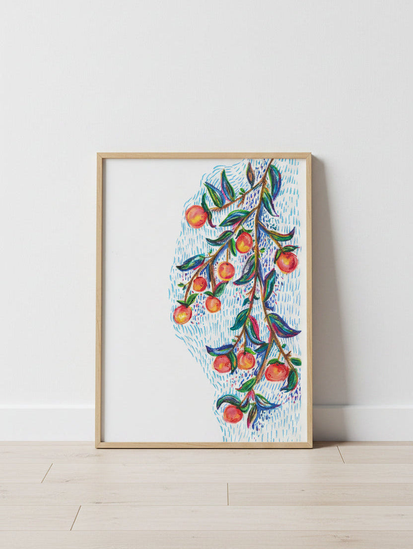 Tangerine sky - Print